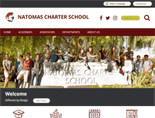 Tablet Screenshot of natomascharter.org